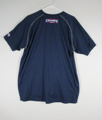 CSG Champs Sports Gear Mens Basic T-Shirt Crew Neck Short Sleeve Size L Blue