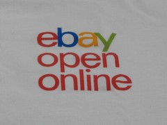 EBAY OPEN ONLINE SELLERS SWAG 2022 LOGO WHITE T-SHIRT SIZE XL COTTON BLEND