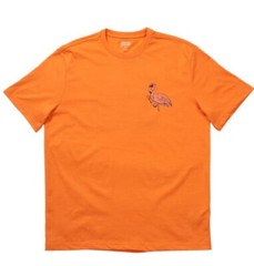 IZOD Saltwater T-Shirt Flamingo Beer Short Sleeve Orange LT Cotton Blend Men’s