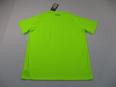 Under Armour Shirt Mens Medium Neon Yellow Athletic Short Sleeve Gym Workout