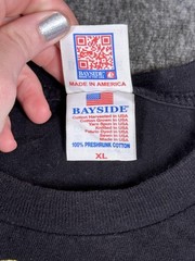 US Marine Corps Semper Fi Shirt Mens XL Black Bayside Always Faithful Tee