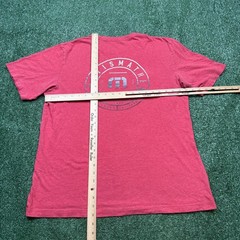Travis Mathew Graphic Shirt Men’s Size L Red Short Sleeve * READ * Crew Neck