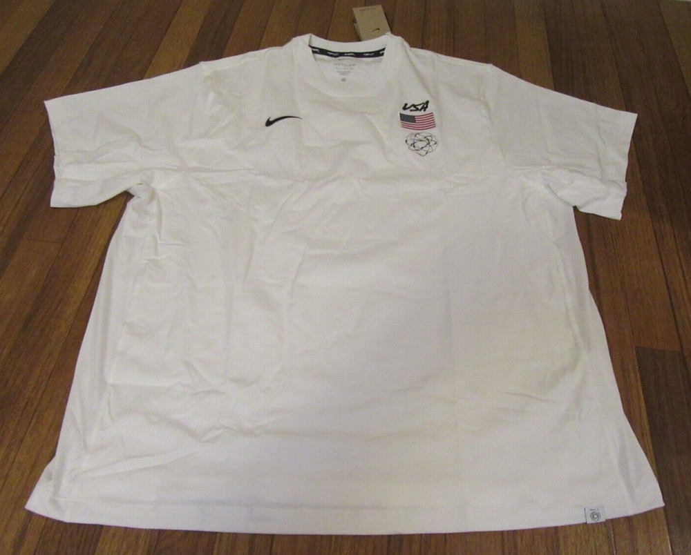 Nike USA Dri-Fit ADV Breaking Short-Sleeve Top Tee T-Shirt Size XL White New NWT
