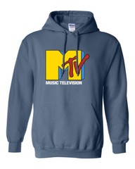 MTV – Music Television – When It Was Music – 1980’s Design – Unisex – Hoodie