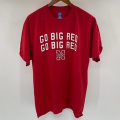 Nebraska Huskers T Shirt Mens Extra Large Red NCAA Go Big Red Power College