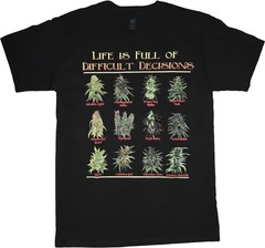 Funny Weed Pot 420 T-shirt Mens Stoner Gifts Cannabis Accessories Clothing