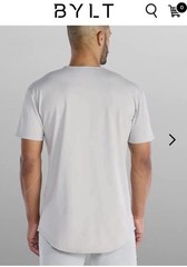 BYLT Signature Basics Men’s S/S Blend, Size Medium, Drop Cut Shirt NWT