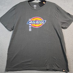 Dickies Shirt Mens 2XL XXL Gray Regular Fit Classic Casual Logo Work Wear NWT