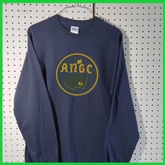 REPRINT!! 2026 Augusta National Members Navy Long Sleeve Tee Old Logo ANGC