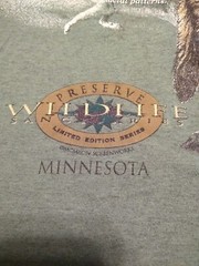 Vintage Signal Sports USA 90s North American Gray Wolf Medium Wildlife Outdoor