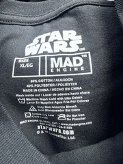 Star Wars Mad Engine Darth Vader With Storm Troopers Black T Shirt