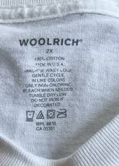 Vintage Woolrich Fish Print T-shirt 90’s White Outdoor Ken Hunter Art Mens 2XL