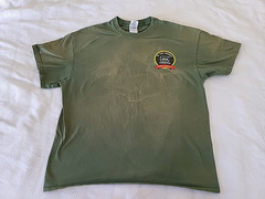 Glock T Shirt Mens XL Green Gun Pistol Biker Vintage READ