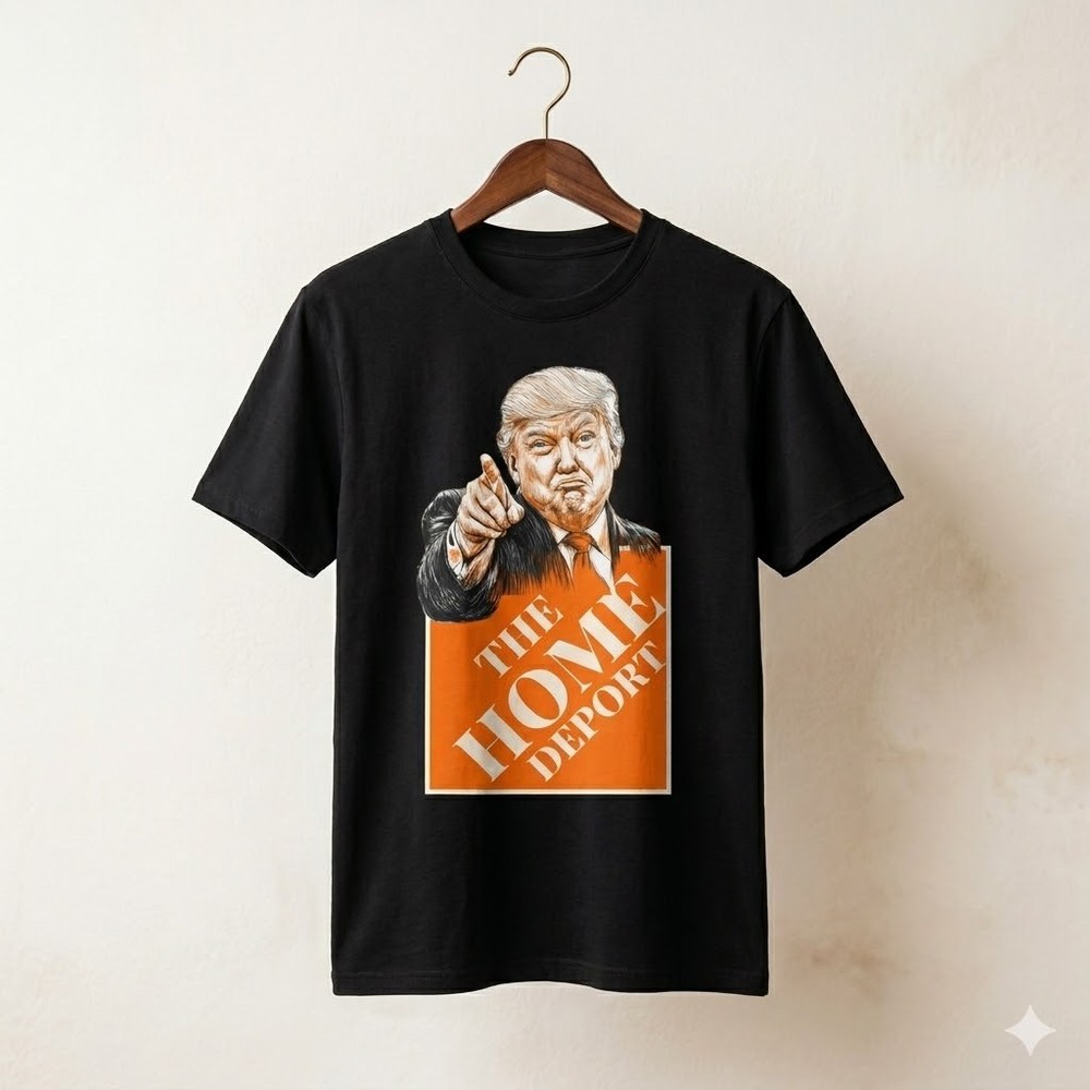 The Home Deport Trump Funny Political Graphic T-Shirt Tee – L022
