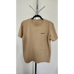 Patagonia Mens Tan Organic Cotton Fitz Roy Trout Graphic T-Shirt Size M 59590S13