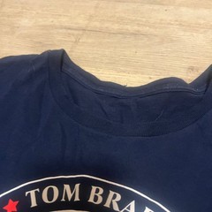 Tom Brady Patriots Hall of Fame Induction Patriots Navy Blue Shirt Sz XL