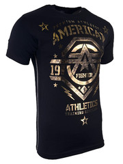 American Fighter Men’s T-shirt New Mexico Black Athletic MMA Black XS-5XL