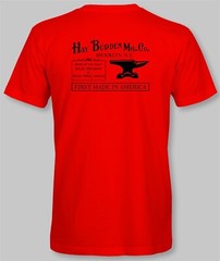 Hay Budden Anvils T-Shirt Short Sleeve – anvil blacksmith forge