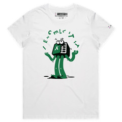 VOICEART Excel Spreadsheet Funny T-Shirt with Premium Quality Graphic Design