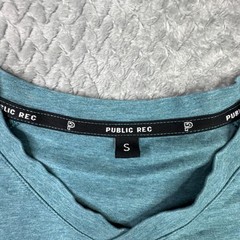 Public Rec Go-To Tee Shirt Mens Small Heather Teal Blue Active Pima Cotton Blend