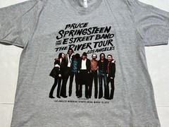 Bruce Springsteen ‘The River Tour 2016’ Los Angeles ladies boxy T shirt NWOT