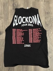Key Glock T-shirt Glockoma Tour 2023 Black XL Rap Tee Graphic USA Cut Sleeves