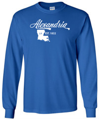 Alexandria Louisiana T-Shirt Long Sleeve Graphic tee
