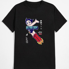 Astro Boy Anime Vintage T-Shirt – Japanese Manga Cartoon Graphic Unisex Pure Cot