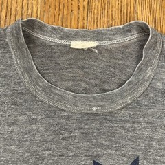 Single Stitch Vintage Playboy T-Shirt Gray Made USA RED WHITE BLUE