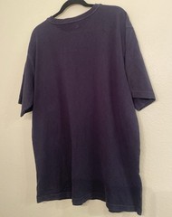 Carhartt Original Fit Navy Henley Pocket T-Shirt Men’s L Cotton Knit Solid