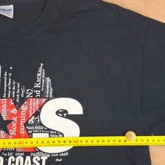 INXS T-shirt Australia Tour Coast to Coast 2012 – Size L on Gildan Label