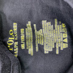 Polo Ralph Lauren Men T-shirt 1XL Crew Neck Black Short Sleeve Pullover 12-23