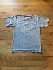 Vintage 80s Made in USA Cotton Rayon Single Stitch Navy Soccer Tee Size M