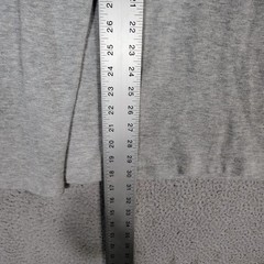 NN07 No Nationality Tee Men’s L Heather Gray Waffle Knit Crew Neck Long Sleeve