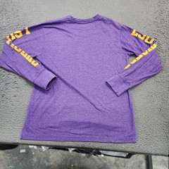 LSU Tigers Mens Medium Purple Long Sleeve Pocket T-Shirt NCAA 8523