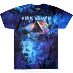 PINK FLOYD-PULSAR PRISM-DARK SIDE OF MOON-TIE DYE T-SHIRT S-M-L-XL-XXL