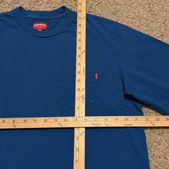 Supreme Box Long Sleeve Tee Dark Royal Size Large SS25 Worn Twice
