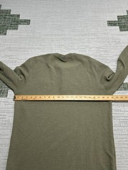 Columbia Pine Peak Waffle Shirt Mens Large Green Henley Neck Long Sleeve Camping