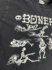 Vtg. 90’s Skeleton Tourchamp Boners Men Single Stitch T-Shirt Size SLIM LARGE