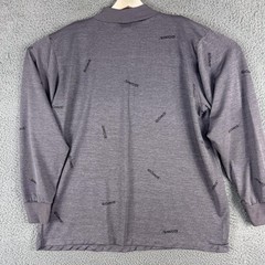AbScent Hunting Shirt Mens XL Gray Long Sleeve Mock Neck Made USA Ace Sportswear