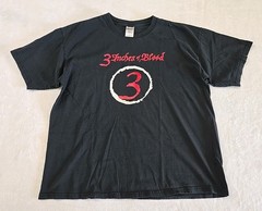 3 Inches Of Blood Vtg Y2K Band T-Shirt Mens Sz XL Black Concert Music Metal