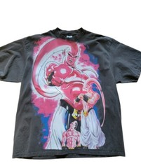 MAJIN BUU DRAGON BALL Z ON A SHAKA HEAVYWEIGHT GARMET DYED T SHIRT “MODERN”