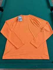 The North Face Online Ceramics Shirt Men Medium Orange LS Water Top Outdoors UPF