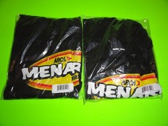 (Lot of 2) Sz. 2XL / 2X-LARGE BLACK Menards ARCA Racing Series 2019 T-Shirt NEW