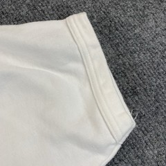 VTG Chrysanthemum Brand Bound Collar White T Shirt Size 36 Sm.
