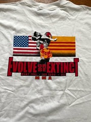 Rare Cung Le Promo T Shirt L Evolve Or Be Extinct MMA Boxing Jiu Jitsu Fight
