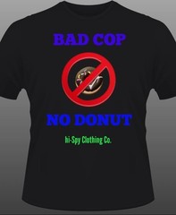Bad Cop No Donut Graphic T-Shirt Mens S, M, L, XL, XXL, XXXL New 100% Cotton