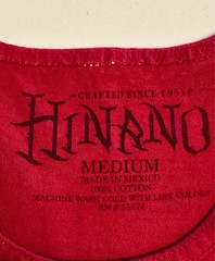 Hinano Tahiti Island Girl Red Tahiti Sleeveless Tank Top T-Shirt Sz M