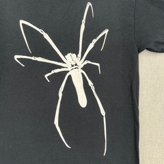 Spider Graphic T-Shirt Mens Medium Black Gildan Heavy Cotton Short Sleeve Tee