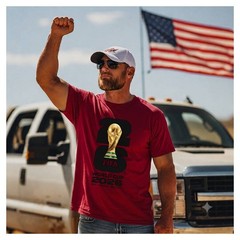 World Cup 2026 T-Shirt Football Soccer USA Worldcup Tee Logo Gildan Softstyle